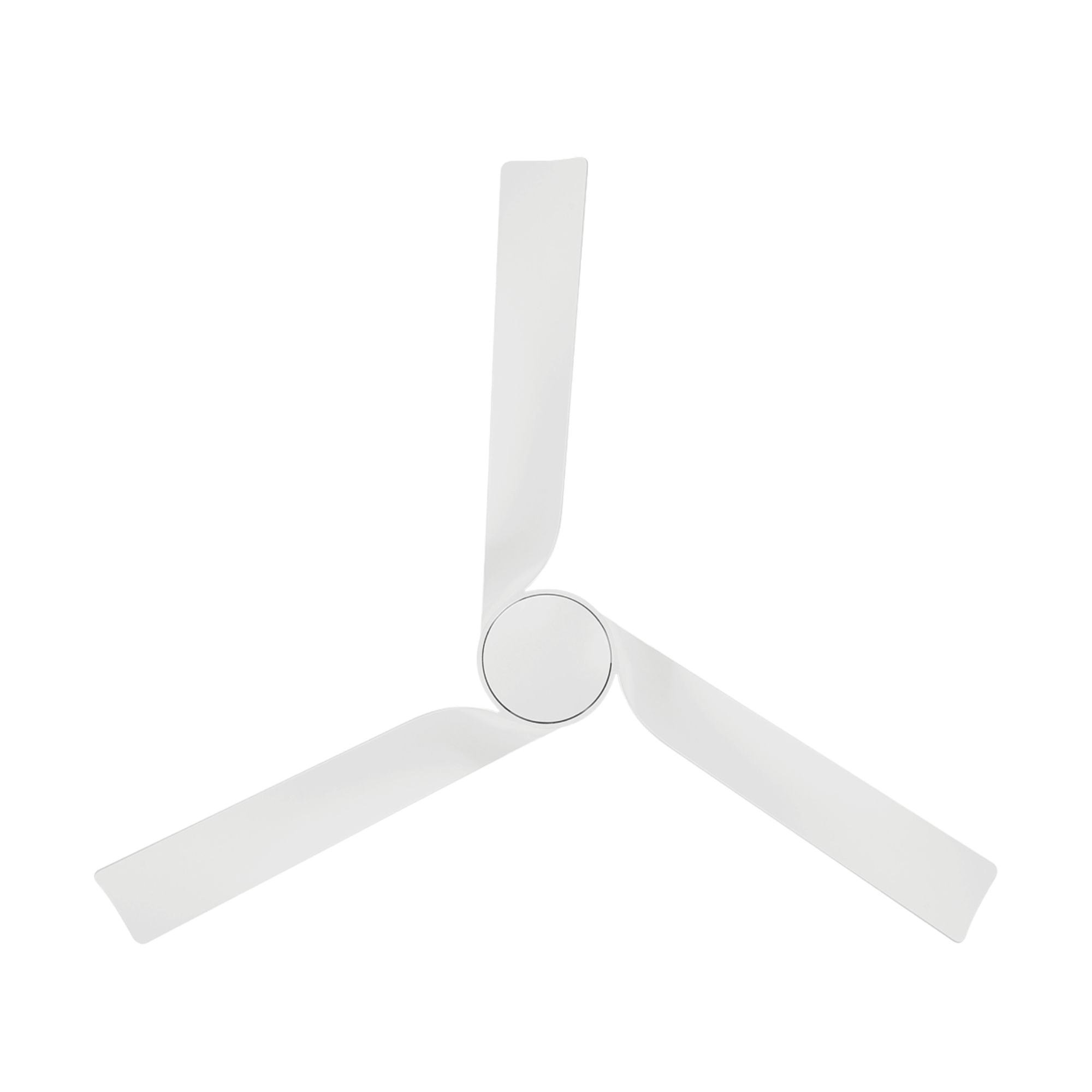 Modern Forms Chill 54" Outdoor Ceiling Fan with LED Light DC Motor, Matte White