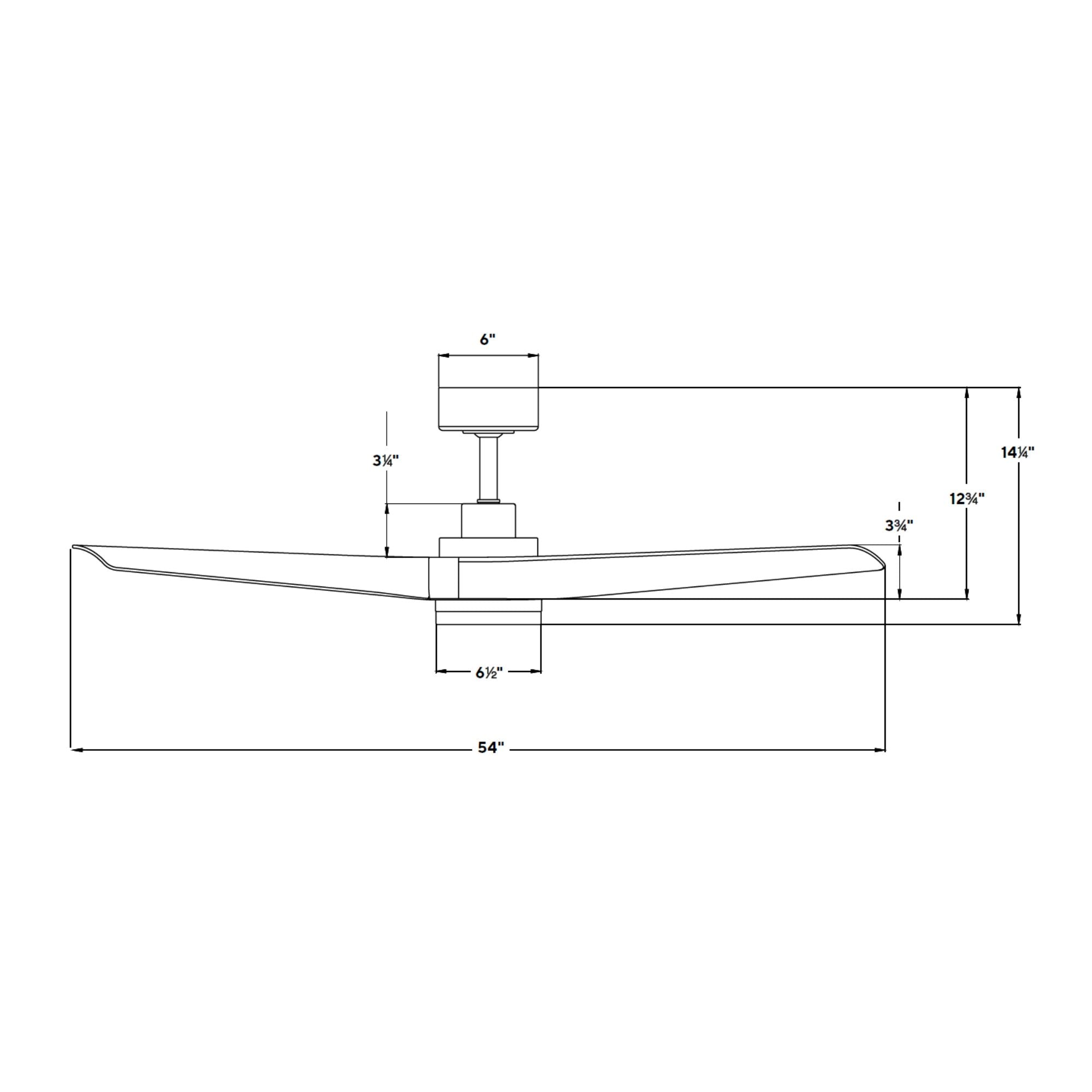 Modern Forms Chill 54" Outdoor Ceiling Fan with LED Light DC Motor, Matte White