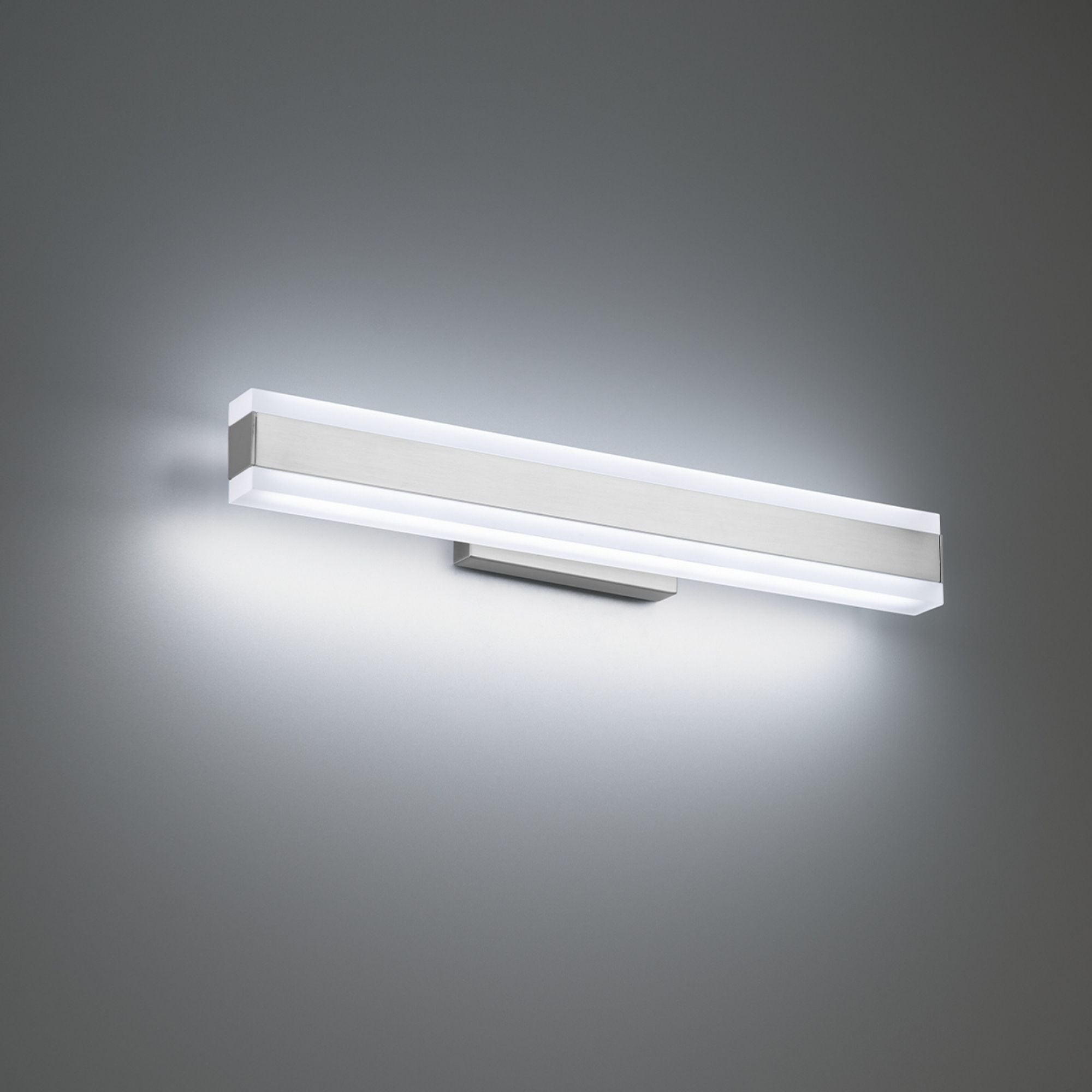 Cinch 19" LED Bath & Vanity Light, 2700K, Brushed Nickel Finish