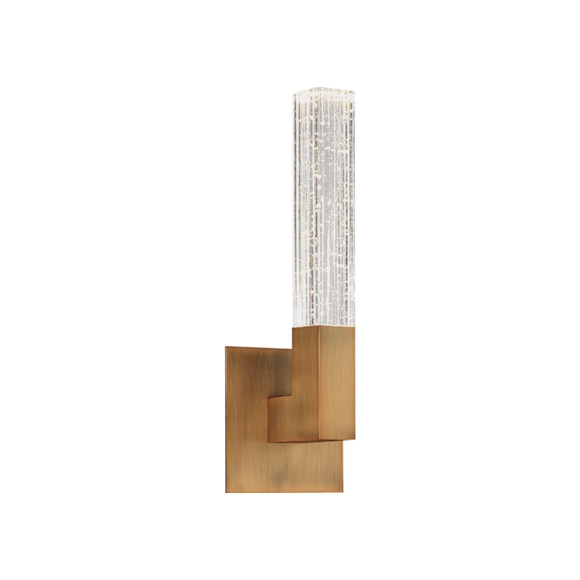 Cinema 15" LED Wall Light, Aged Brass Finish