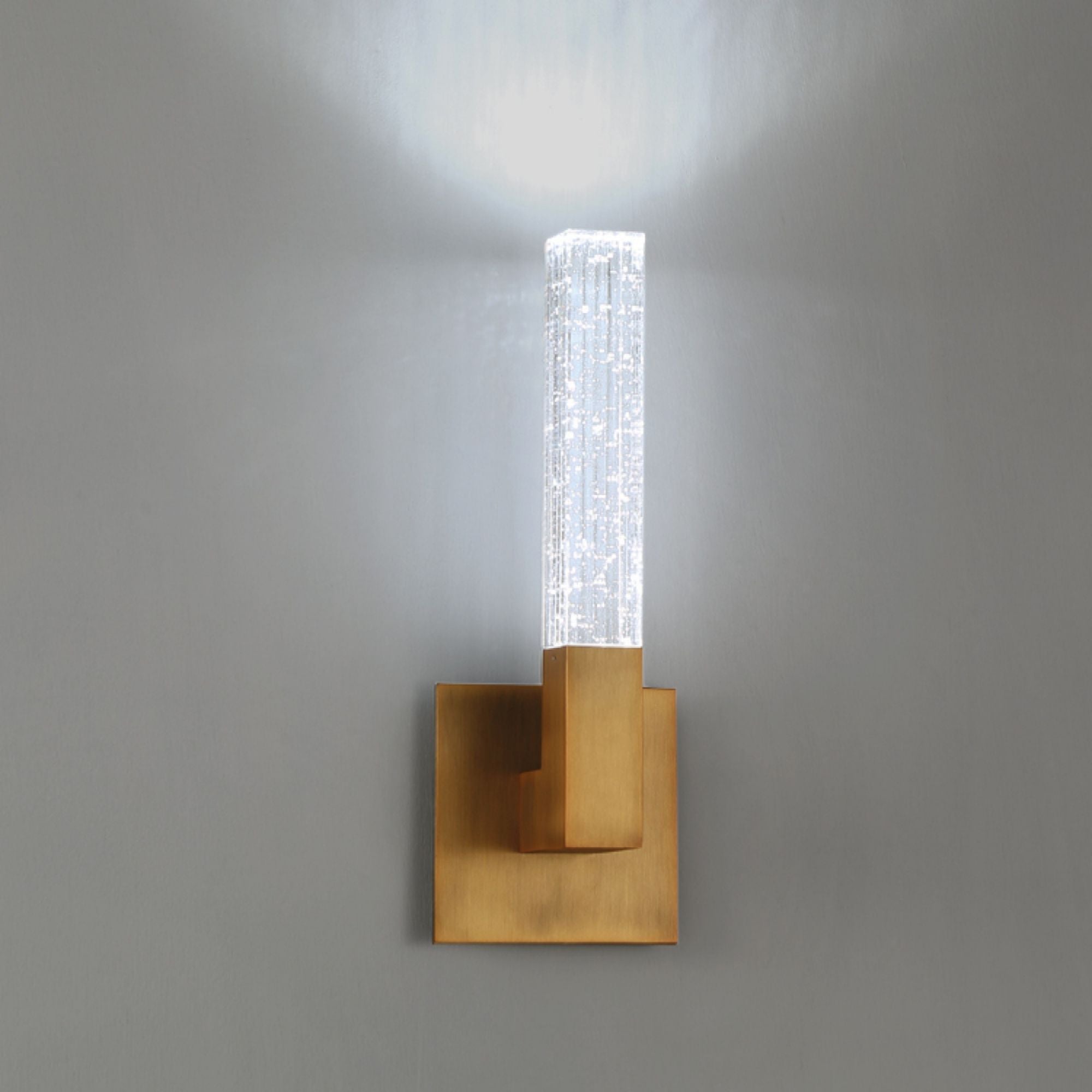 Cinema 15" LED Wall Light, Aged Brass Finish