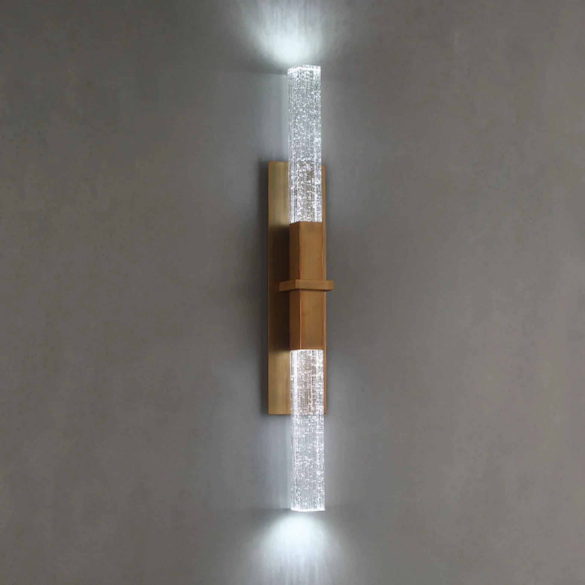 Modern Forms - Cinema 35" LED Bath Light, Aged Brass Finish | Bees Lighting