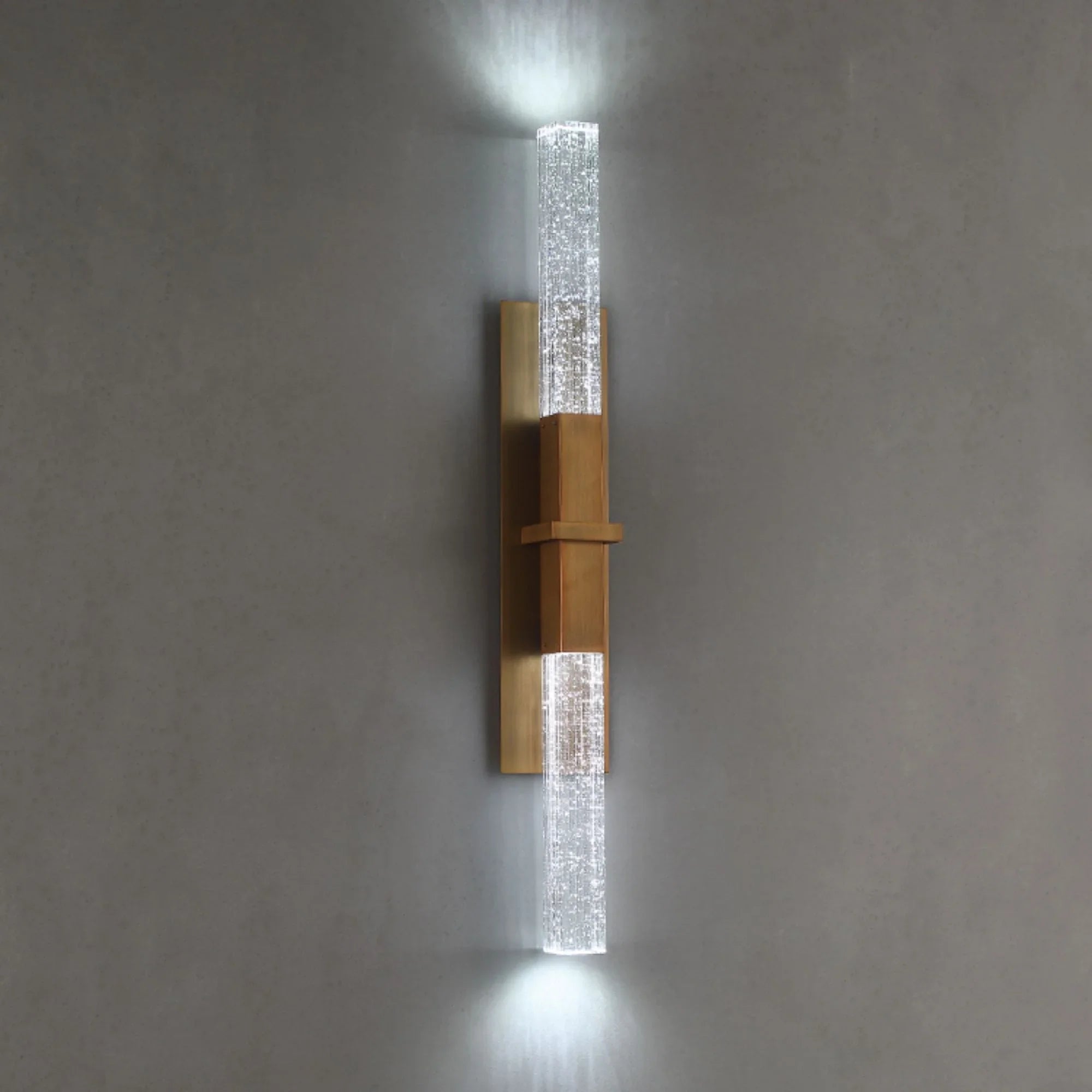 Modern Forms - Cinema 35" LED Bath Light, Aged Brass Finish | Bees Lighting