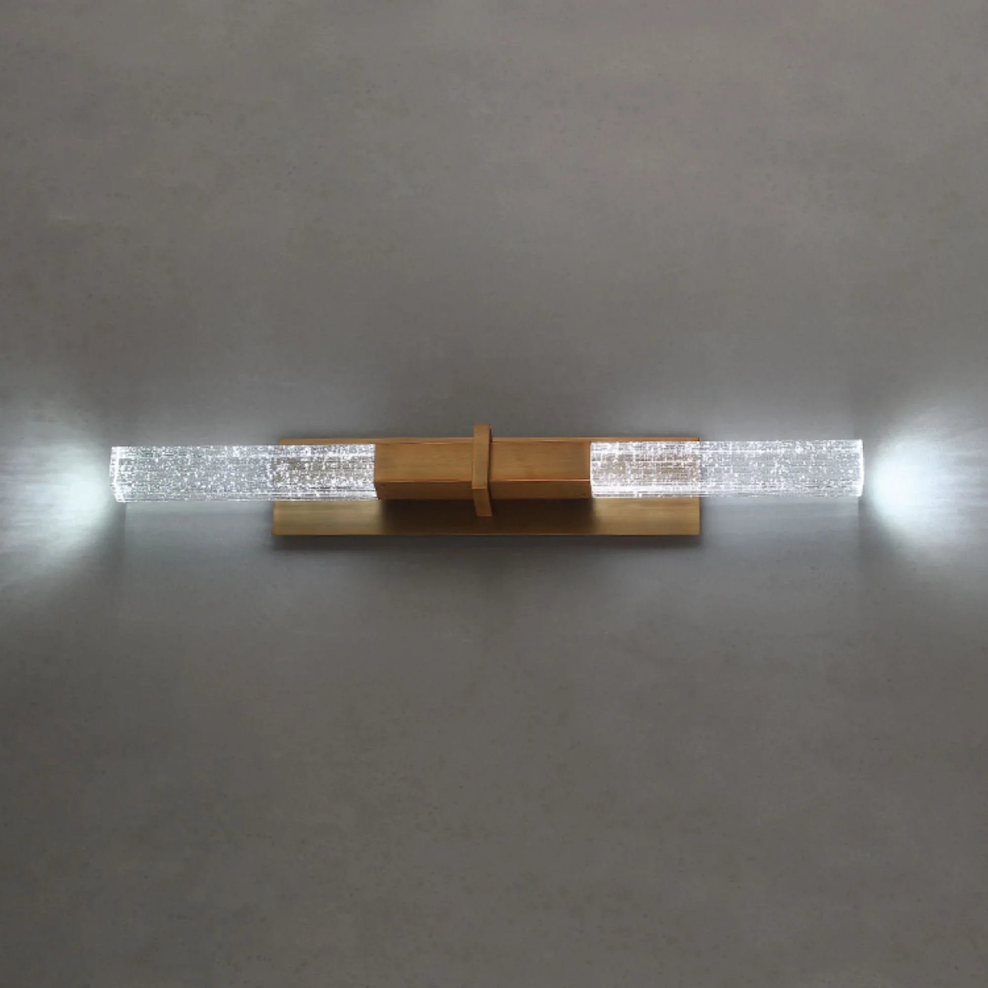 Modern Forms - Cinema 35" LED Bath Light, Aged Brass Finish | Bees Lighting