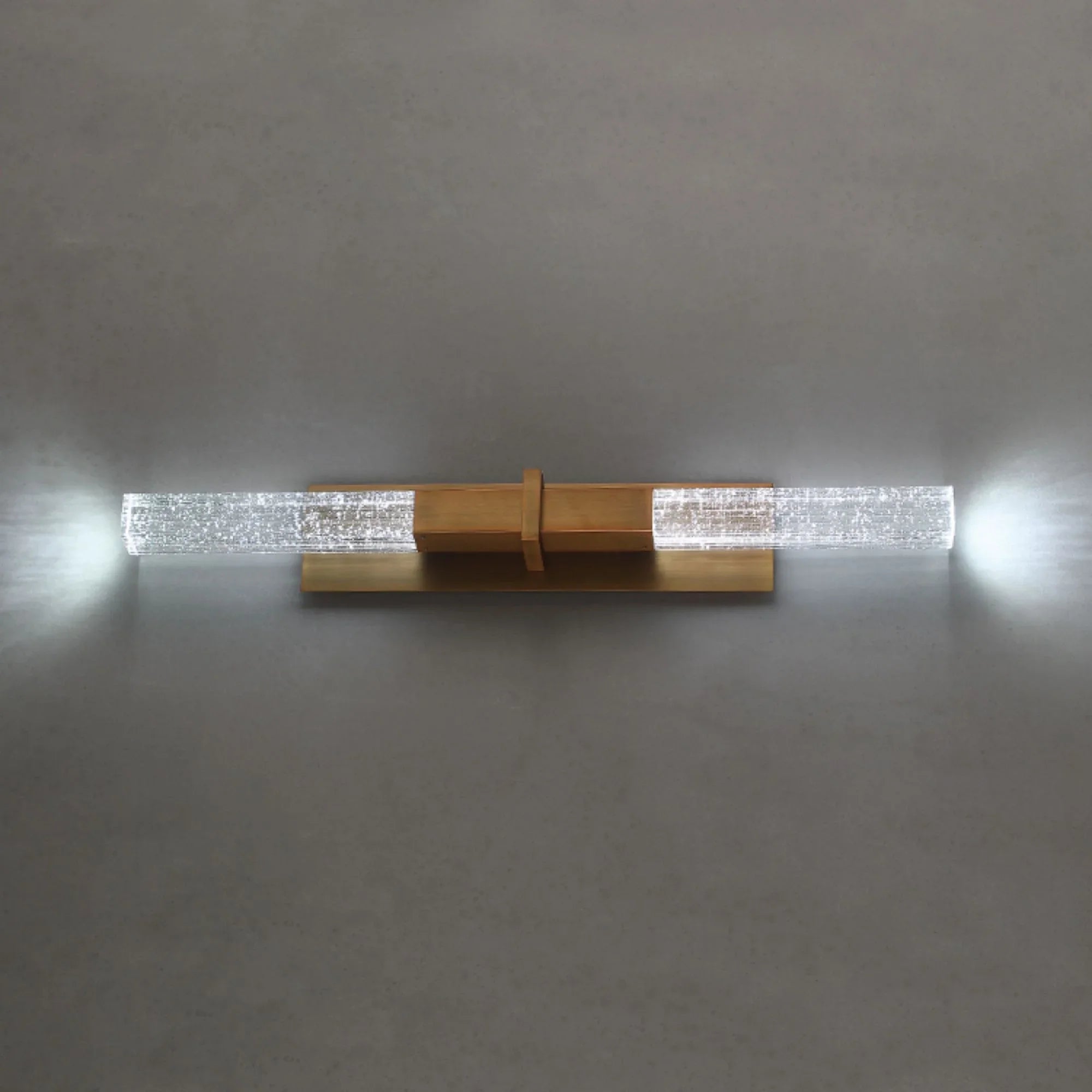 Modern Forms - Cinema 35" LED Bath Light, Aged Brass Finish | Bees Lighting