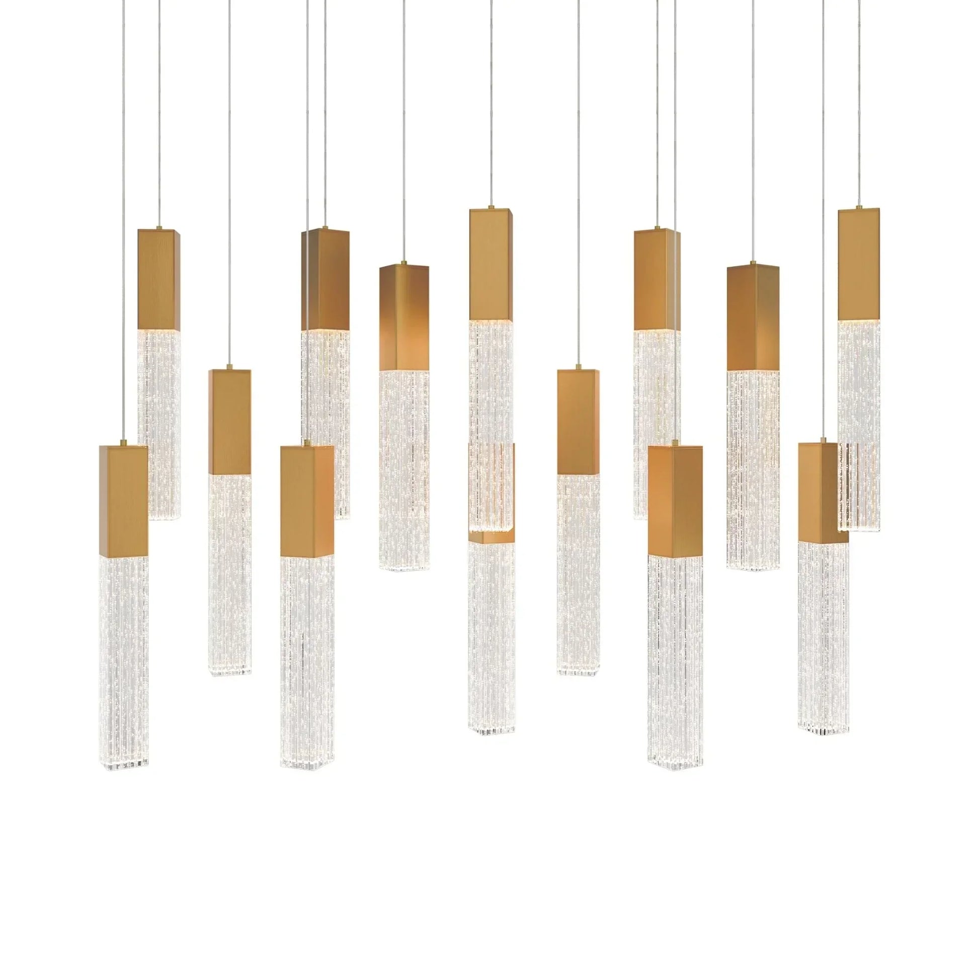 Modern Forms - Cinema 40" 14 Lights LED Pendant Light, Selectable CCT | Bees Lighting