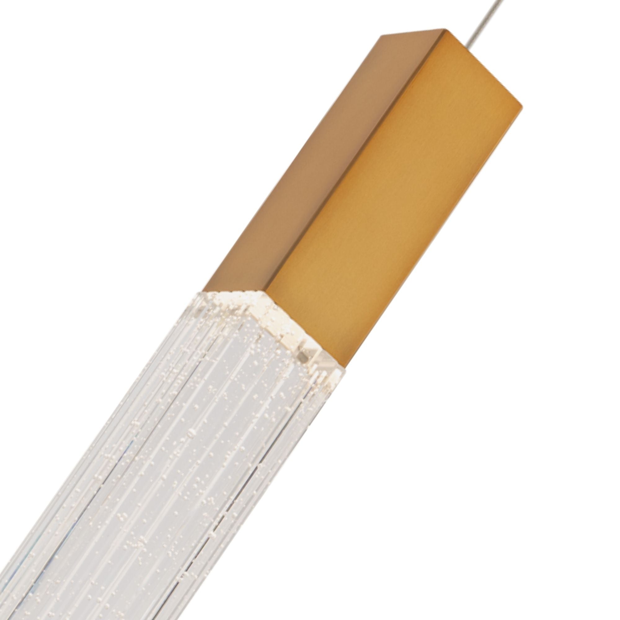 Cinema 16" LED Pendant Light, Selectable CCT, Aged Brass Finish
