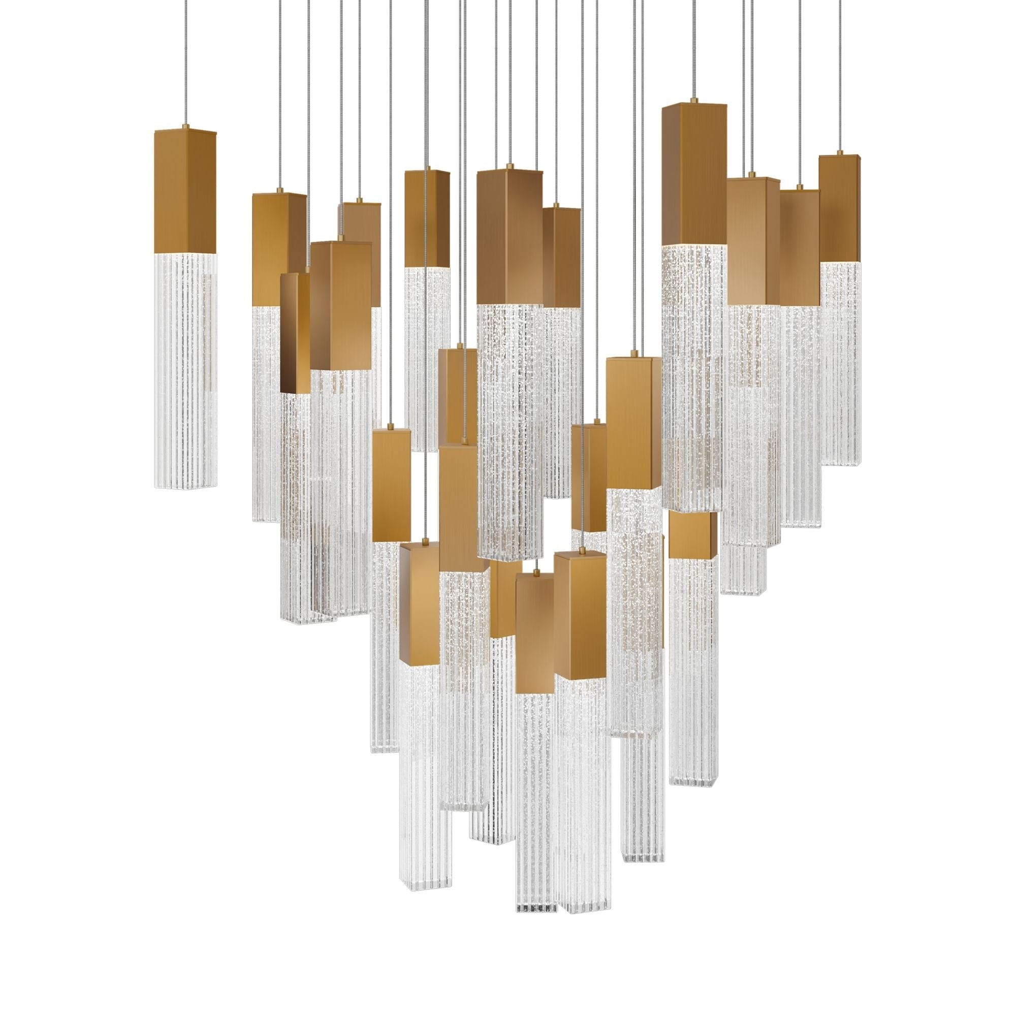 Cinema 28" 25 Lights LED Pendant Light, Selectable CCT