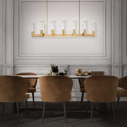 Modern Forms - Cinema 54" LED Linear Pendant, Aged Brass Finish | Bees Lighting