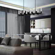Modern Forms - Cinema 54" LED Linear Pendant, Black Finish | Bees Lighting