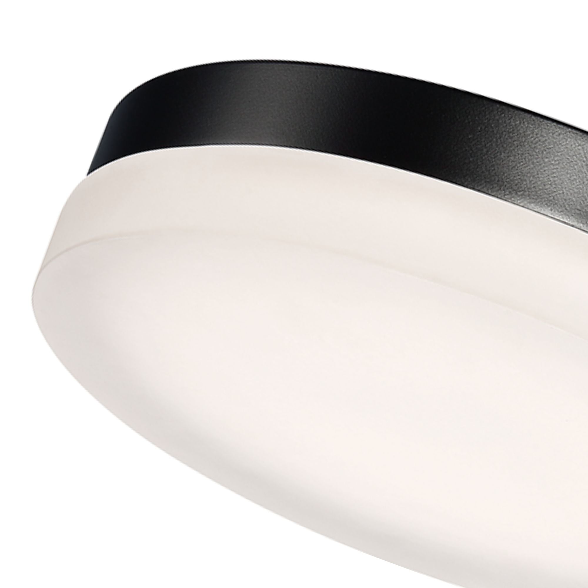 Circa 11" LED Flush Mount, Black Finish