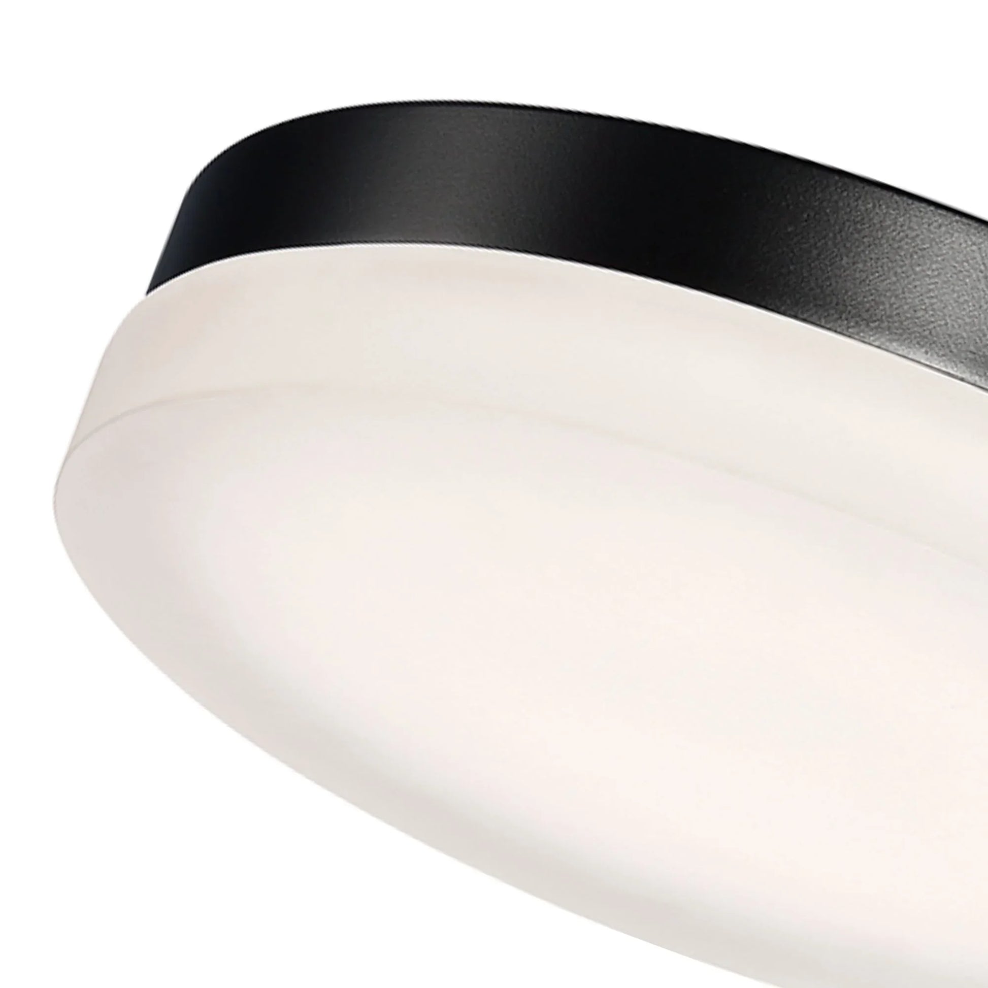 Modern Forms - Circa 15" LED Flush Mount, Black Finish | Bees Lighting