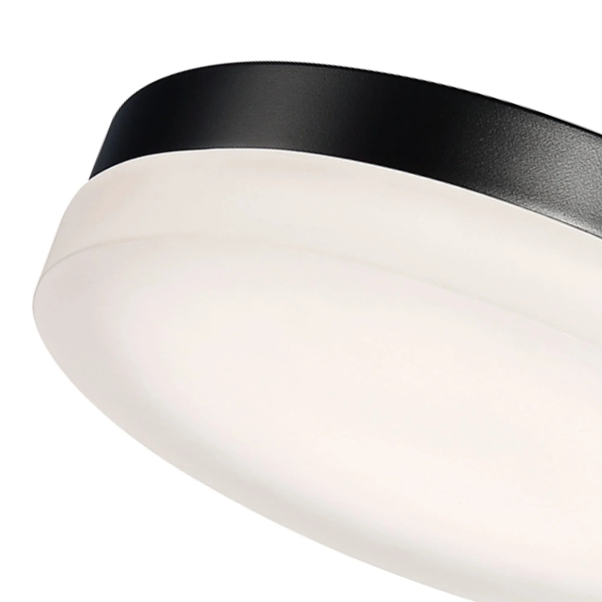 Modern Forms - Circa 15" LED Flush Mount, Black Finish | Bees Lighting
