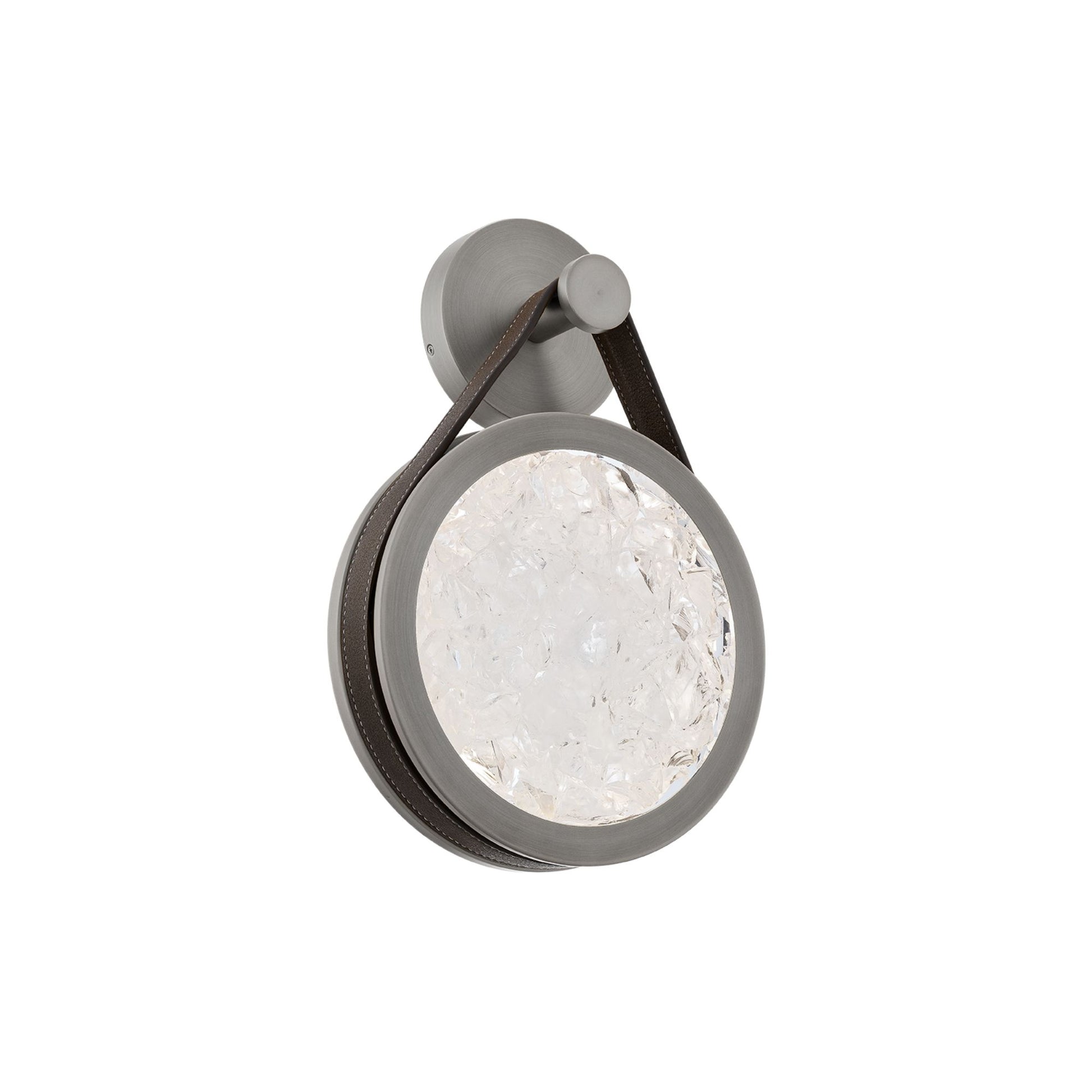 Clare 16" LED Wall Sconce, Black & Antique Nickel Finish - Bees Lighting