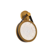 Clare 16" LED Wall Sconce, Warm Browged Brass Finish