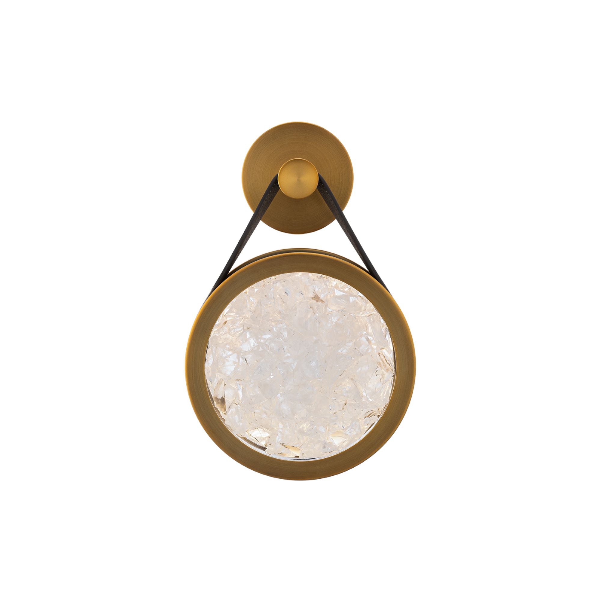 Clare 16" LED Wall Sconce, Warm Browged Brass Finish