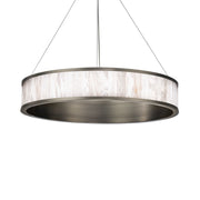 Coliseo 28" LED Chandelier, Antique Nickel Finish - Bees Lighting