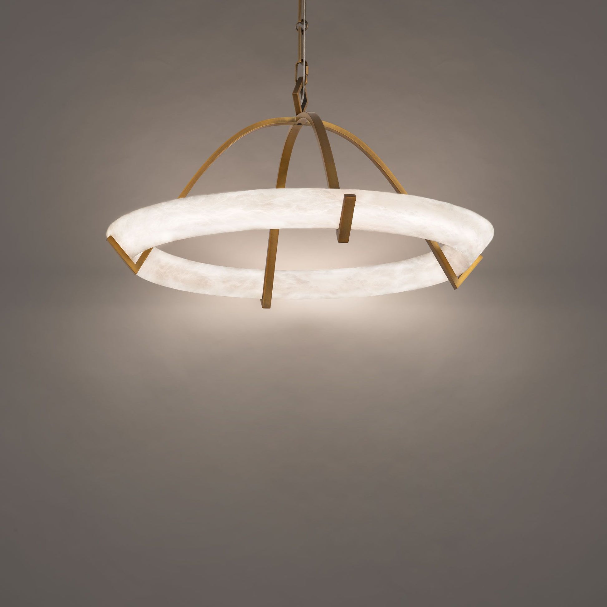 Copa 25" LED Pendant, Aged Brass Finish - Bees Lighting