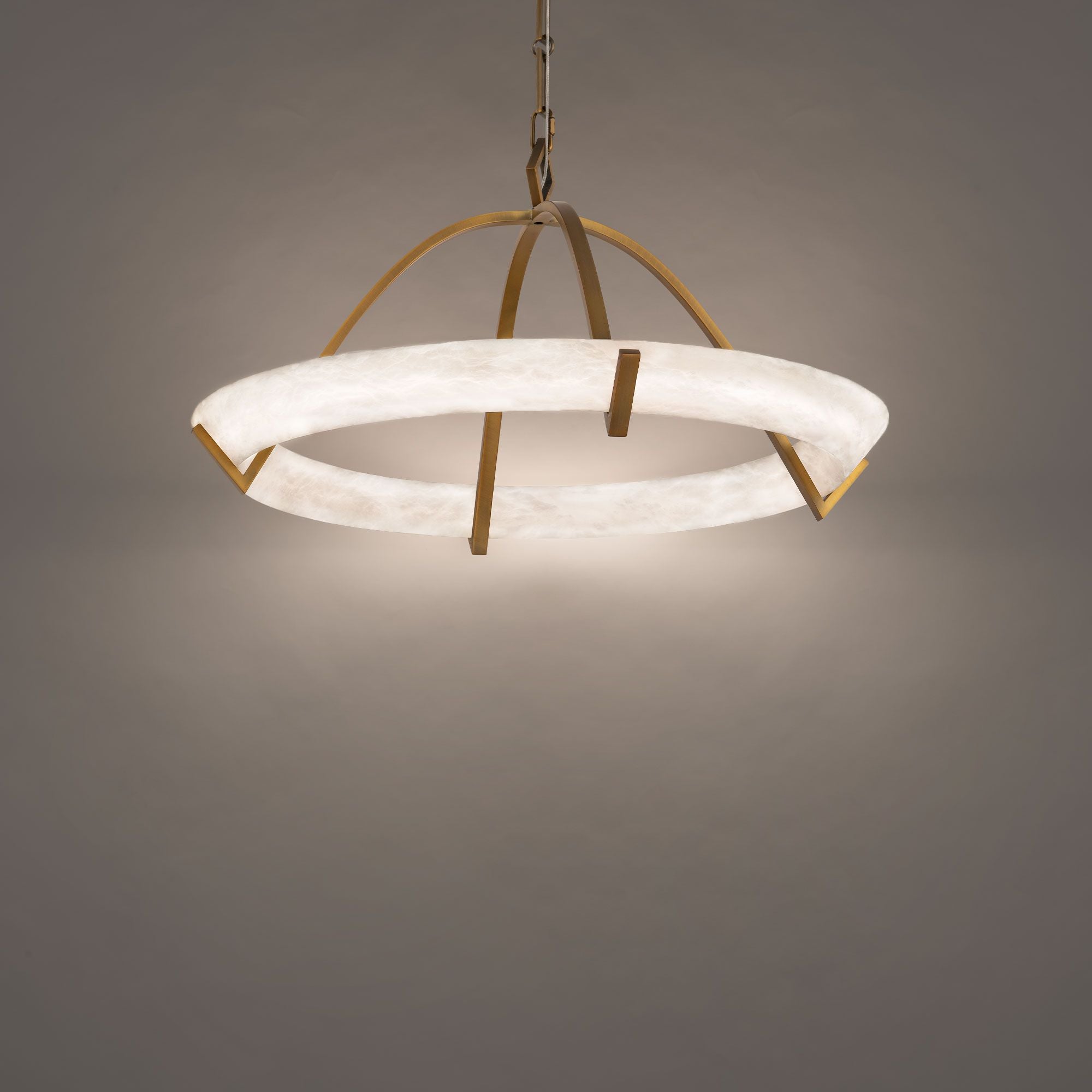 Copa 25" LED Pendant, Aged Brass Finish - Bees Lighting
