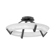 Modern Forms - Copa 19" LED Flush Mount, Antique Nickel Finish | Bees Lighting