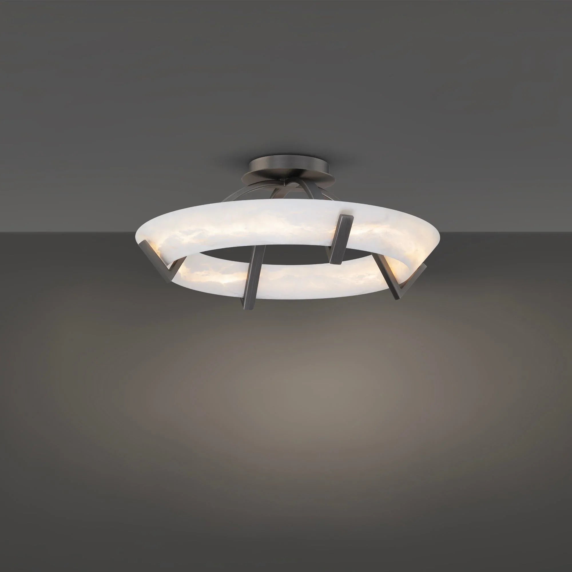 Modern Forms - Copa 19" LED Flush Mount, Antique Nickel Finish | Bees Lighting