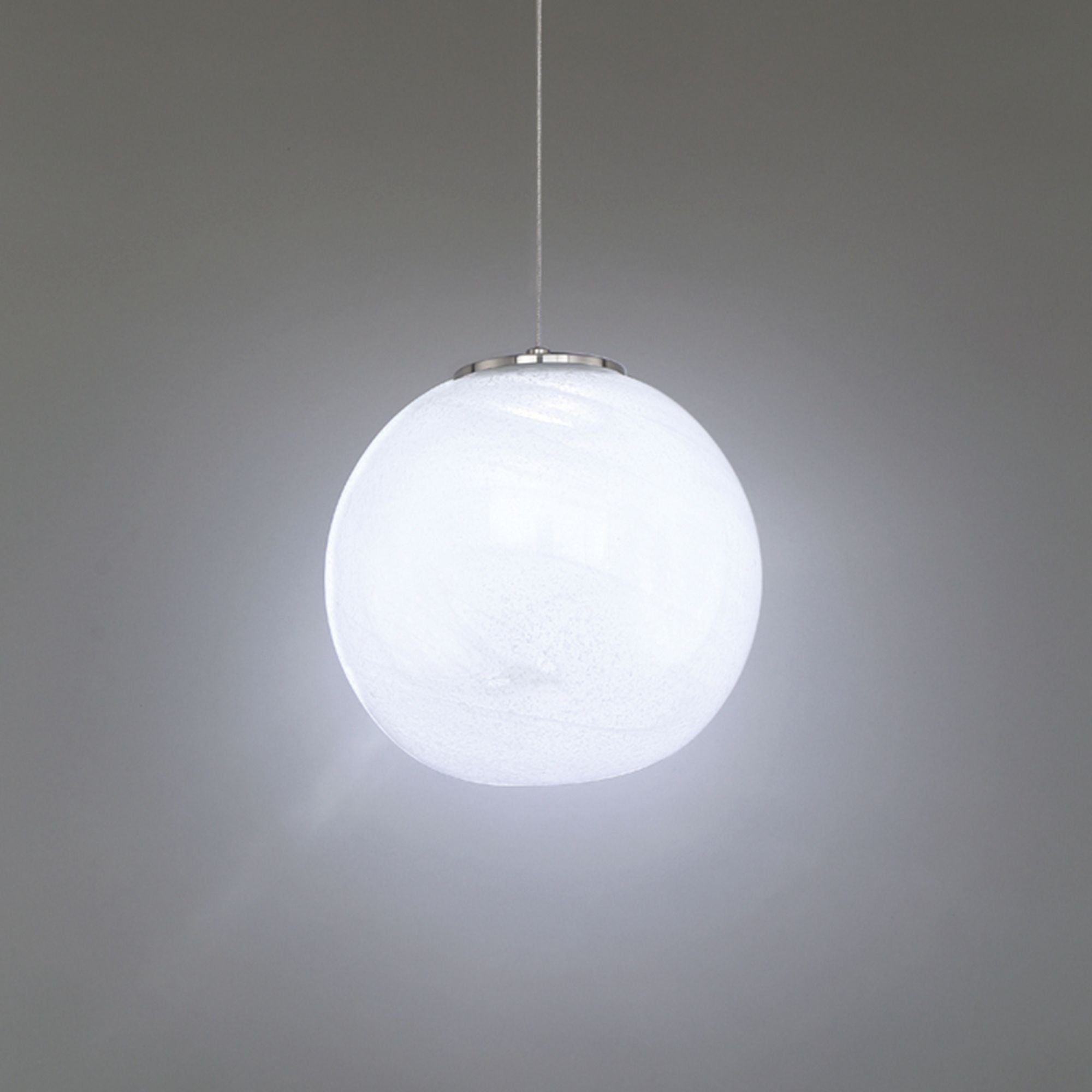 Cosmic 10" LED Mini Pendant, Brushed Nickel Finish - Bees Lighting