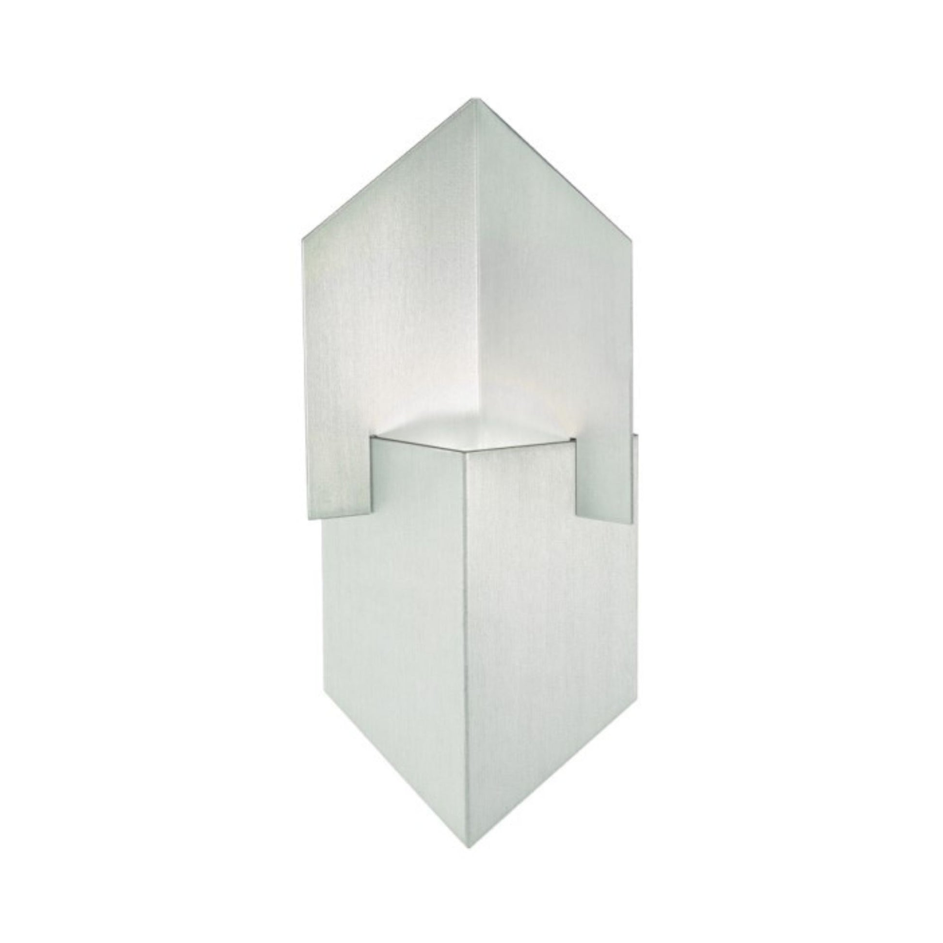 Cupid 14" LED Outdoor Wall Sconce, Brushed Aluminum Finish - Bees Lighting