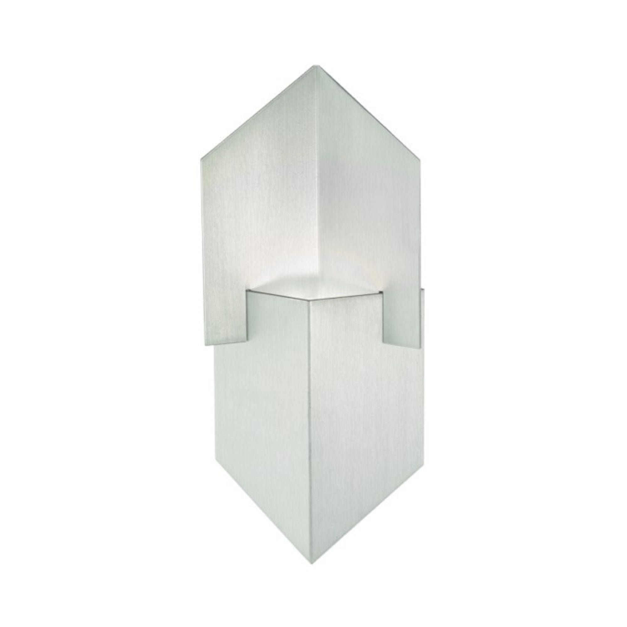 Cupid 14" LED Outdoor Wall Sconce, Brushed Aluminum Finish - Bees Lighting