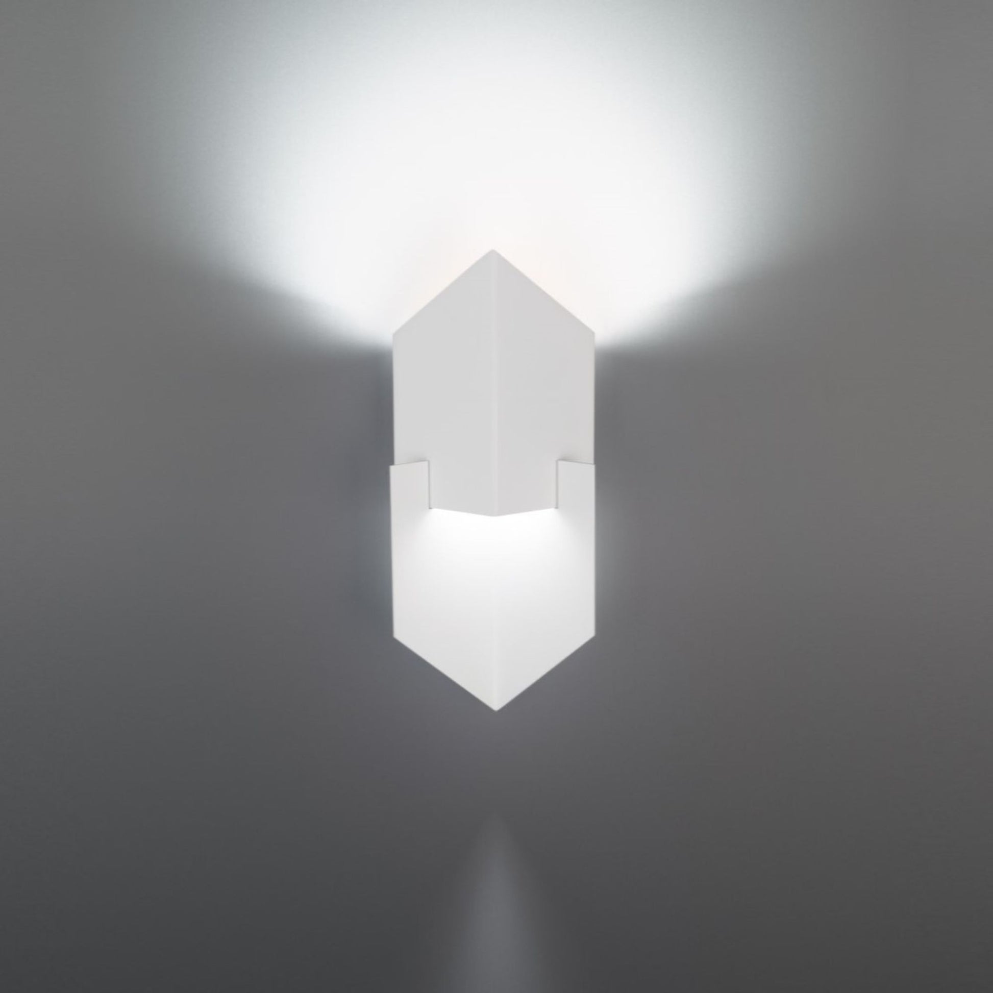 Cupid 14" LED Outdoor Wall Sconce, White Finish - Bees Lighting