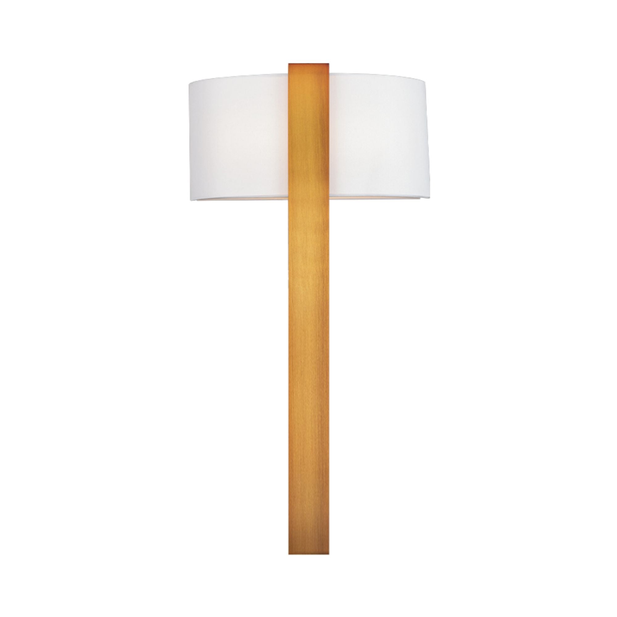 Curvana 20" LED Wall Sconce, Aged Brass Finish