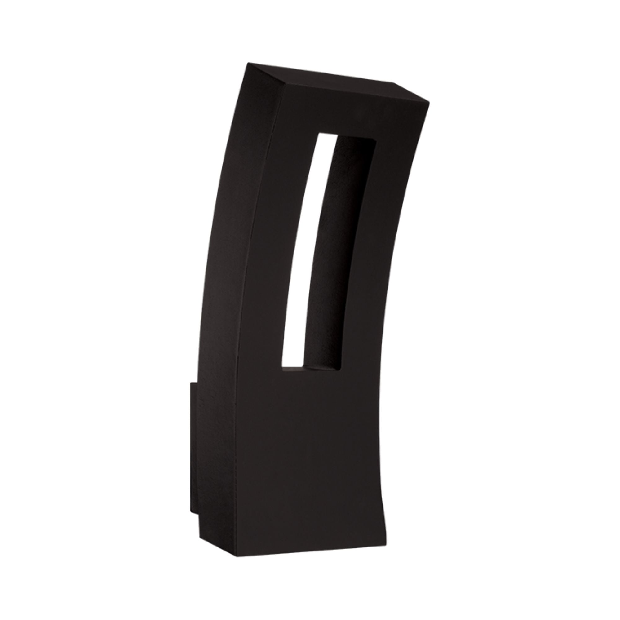 Dawn 16" LED Outdoor Wall Sconce, Black Finish