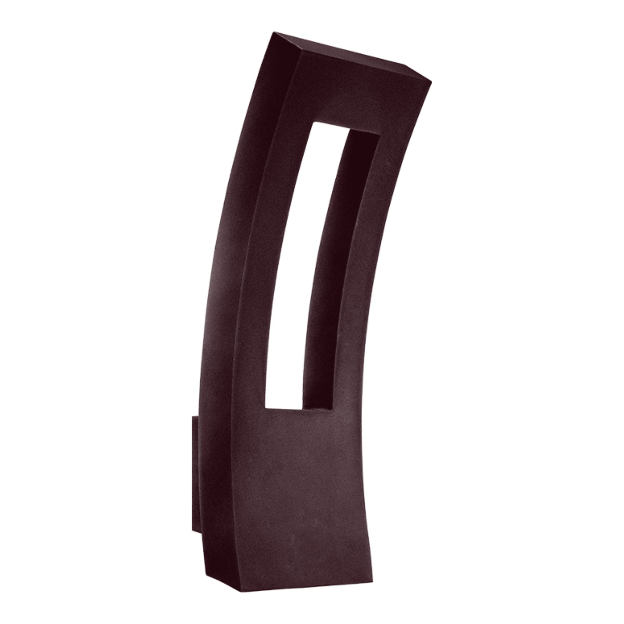 Dawn 23" LED Outdoor Wall Sconce, Bronze Finish, Dusk-Dawn