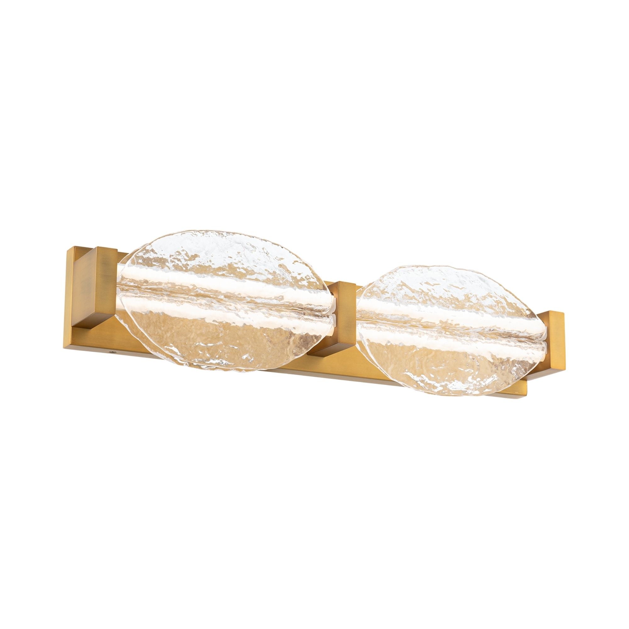 Deco 24" LED Bath Vanity, 3000K, Aged Brass Finish