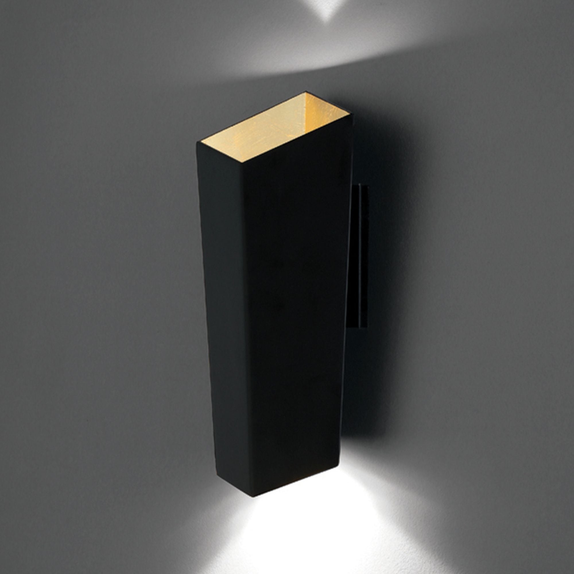 Dink 14" LED Wall Sconce, Gold Leaf/Bronze Finish - Bees Lighting