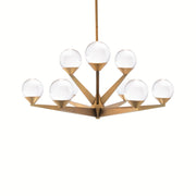 Double Bubble 27 in. 9 Lights LED Chandelier - Bees Lighting