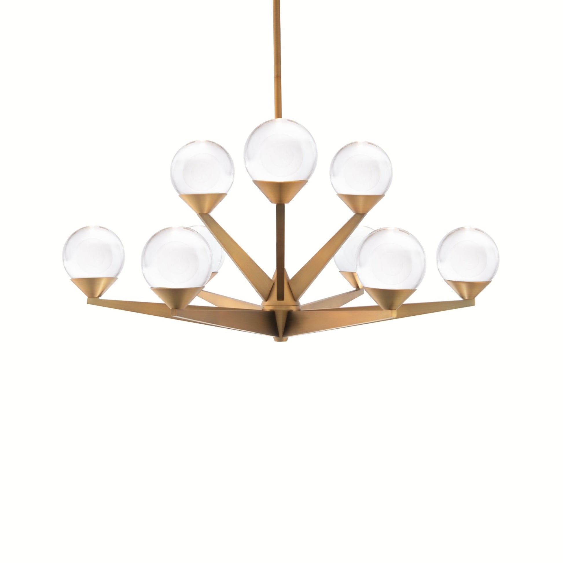 Double Bubble 27 in. 9 Lights LED Chandelier - Bees Lighting