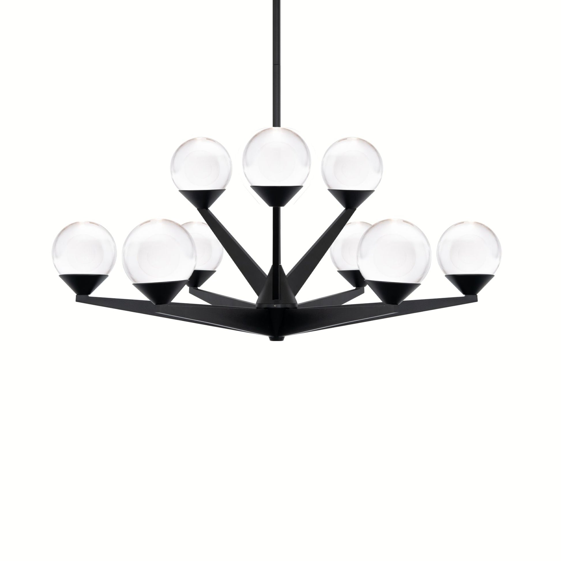 Double Bubble 27 in. 9 Lights LED Chandelier - Bees Lighting