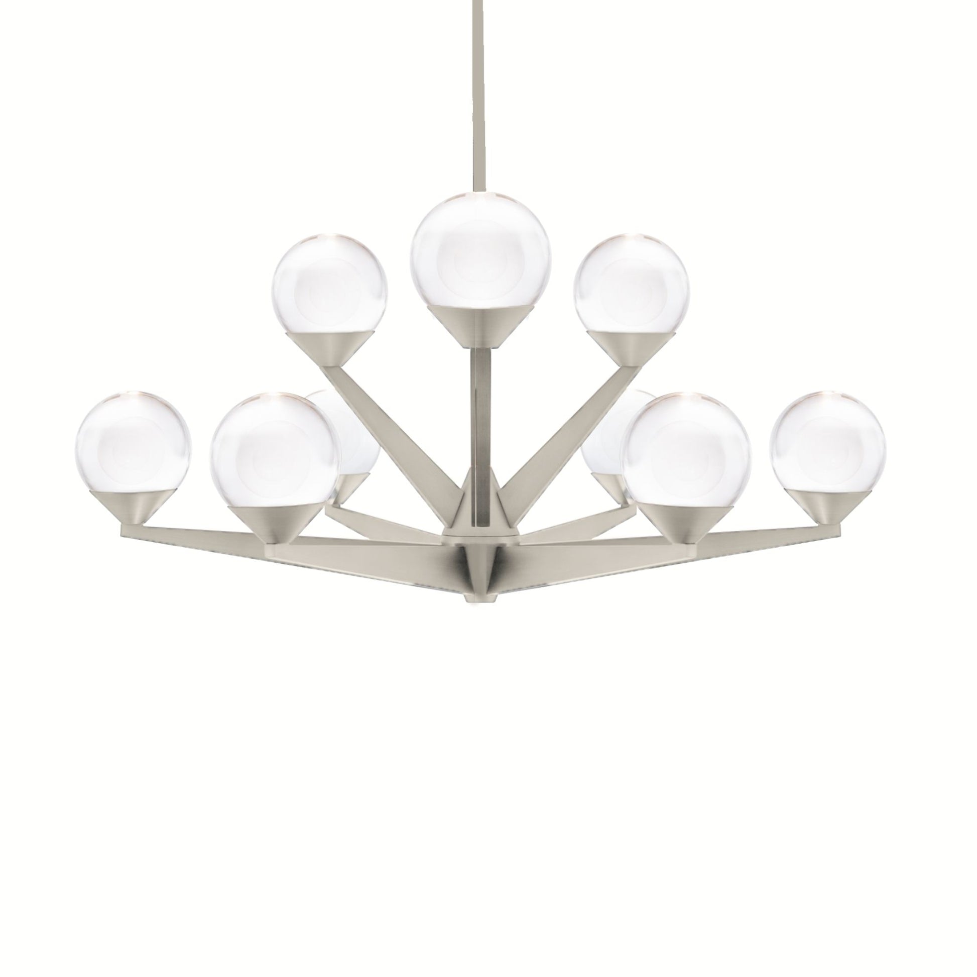 Double Bubble 27 in. 9 Lights LED Chandelier - Bees Lighting