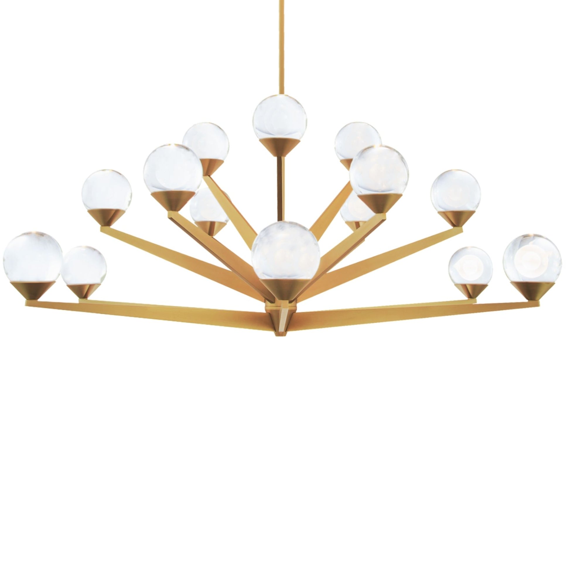 Double Bubble 42 in. 15 Lights LED Chandelier - Bees Lighting