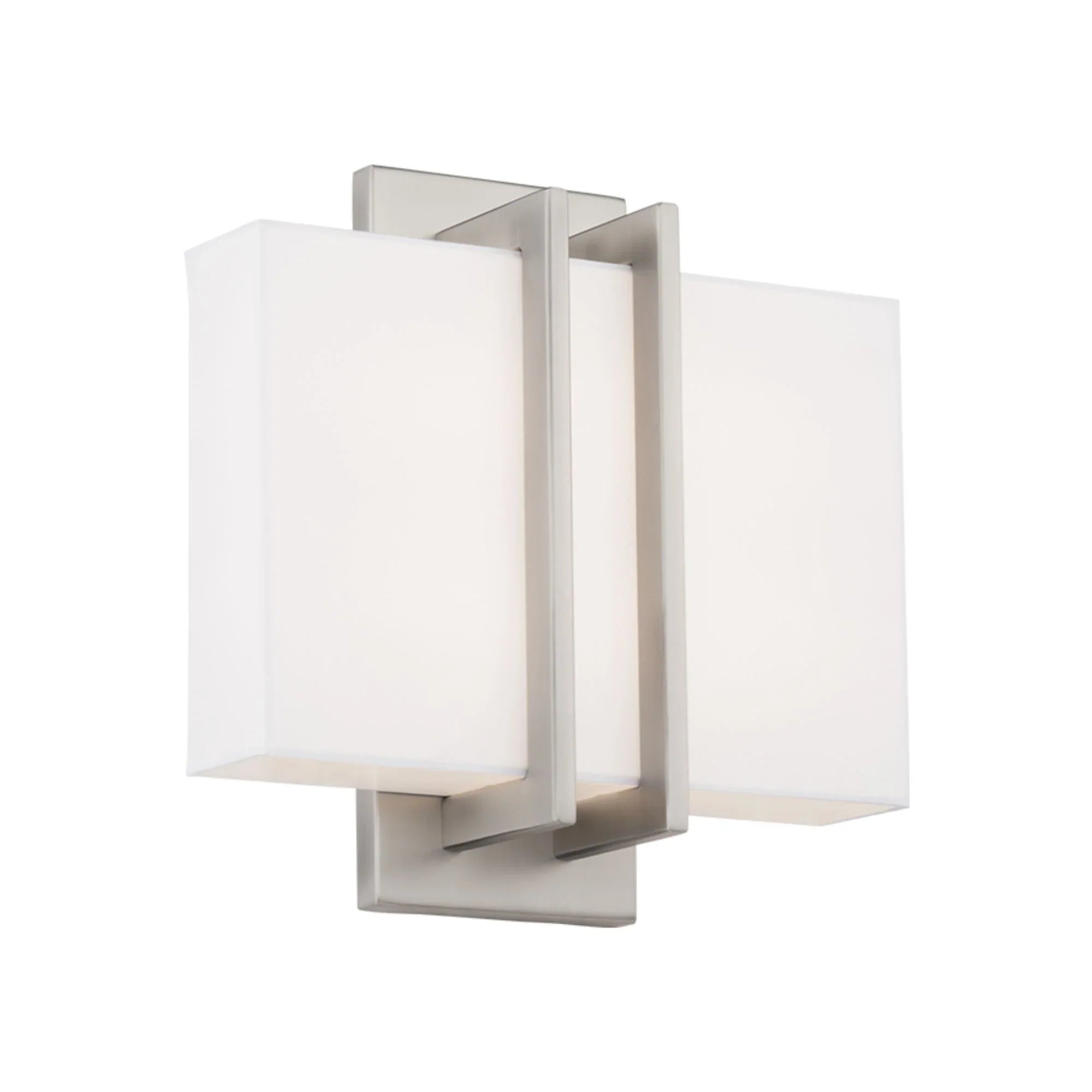 Downton 11" LED Wall Sconce, 2700K, Brushed Nickel Finish