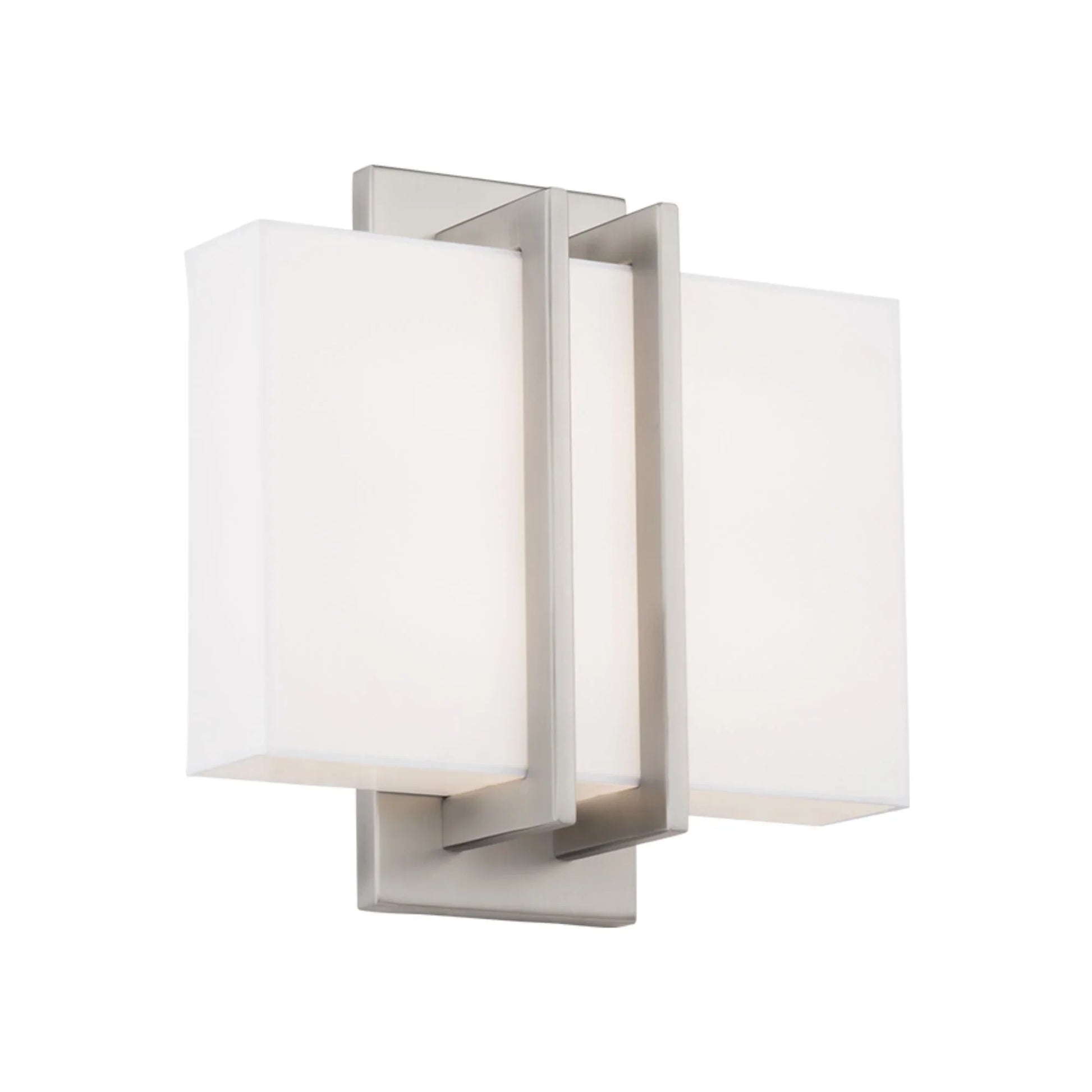 Modern Forms - Downton 11" LED Wall Sconce, 3500K, Brushed Nickel Finish | Bees Lighting