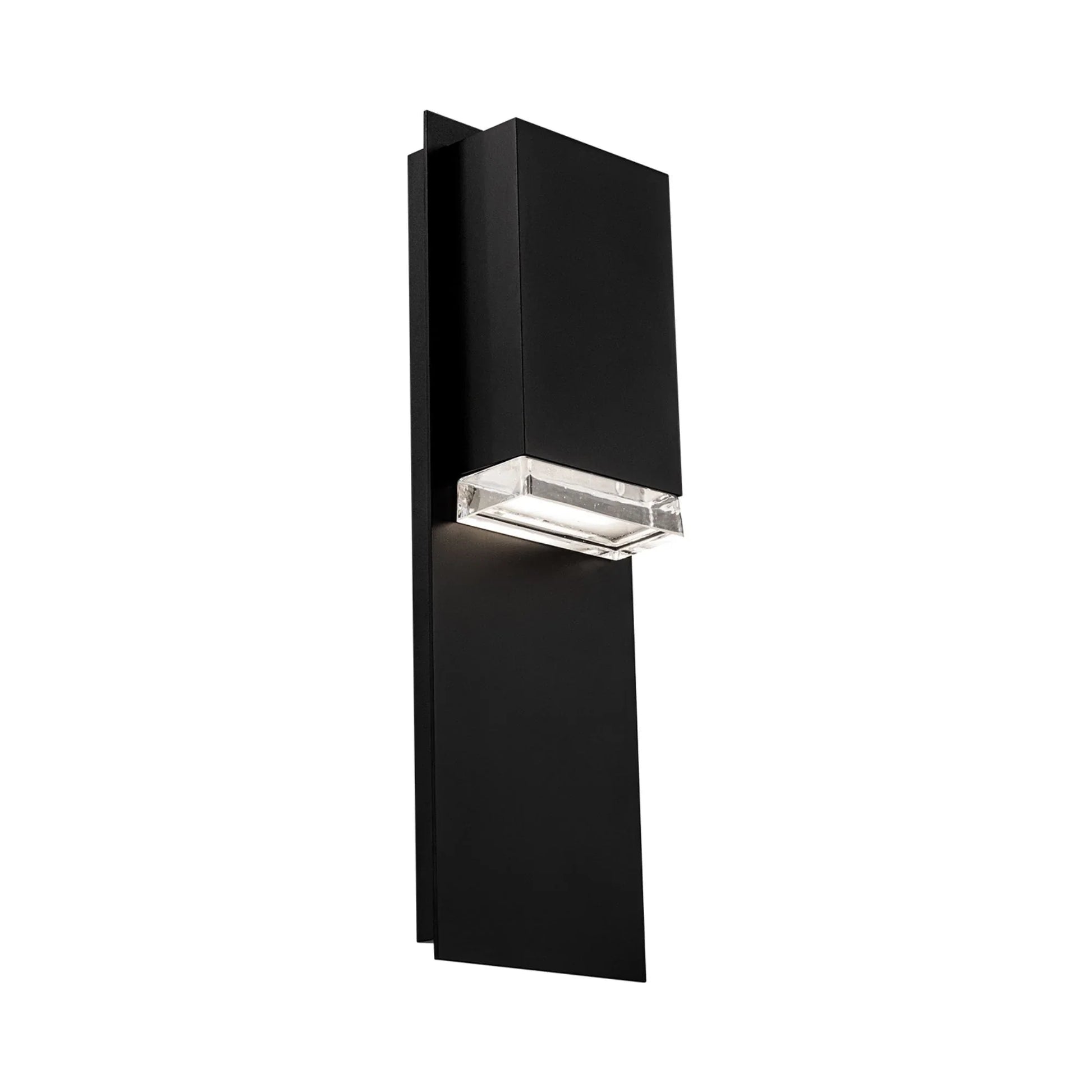 Modern Forms - Draped 18" LED Outdoor Wall Sconce, Black Finish | Bees Lighting