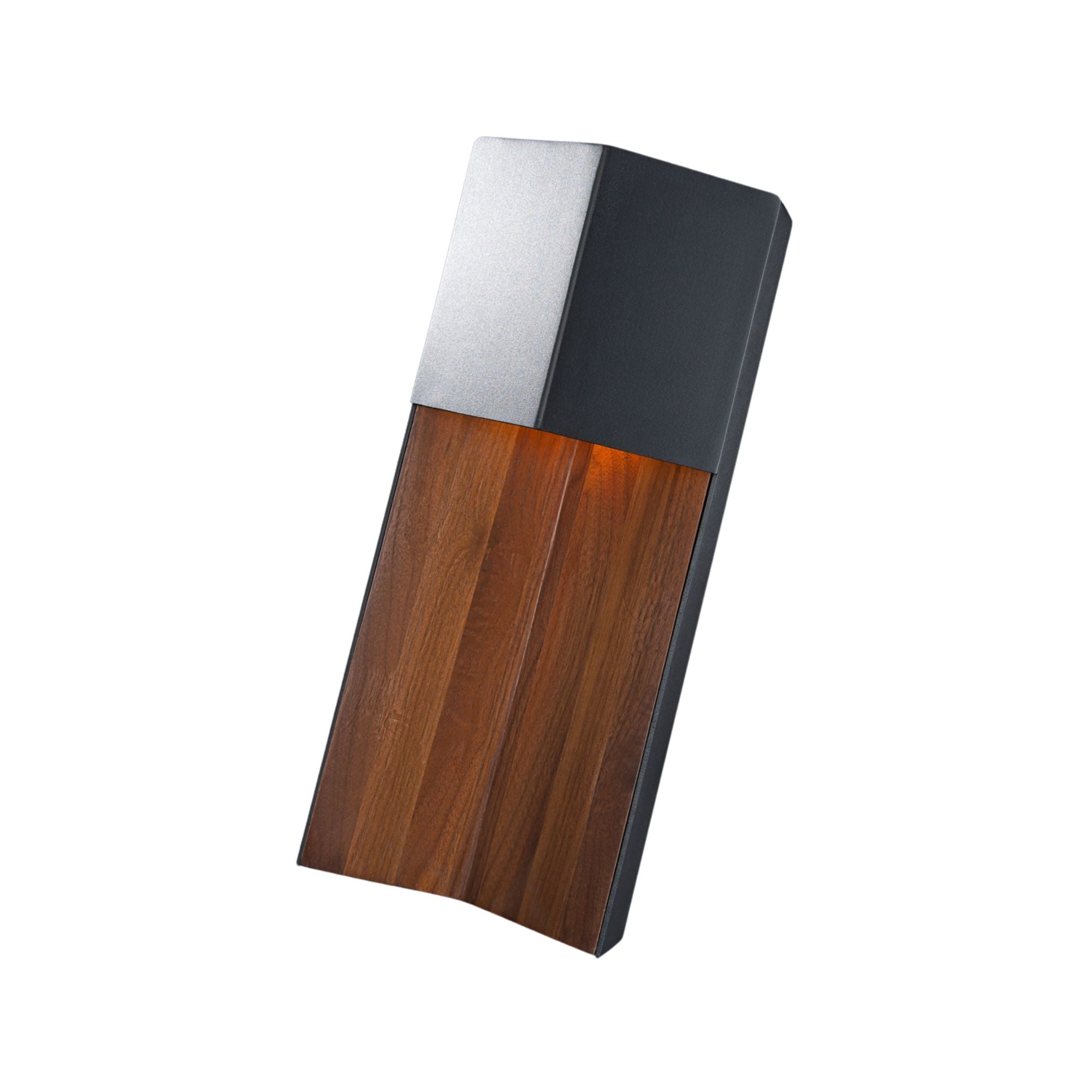 Dusk 14" LED Outdoor Wall Sconce, Black & Dark Bronze Finish - Bees Lighting