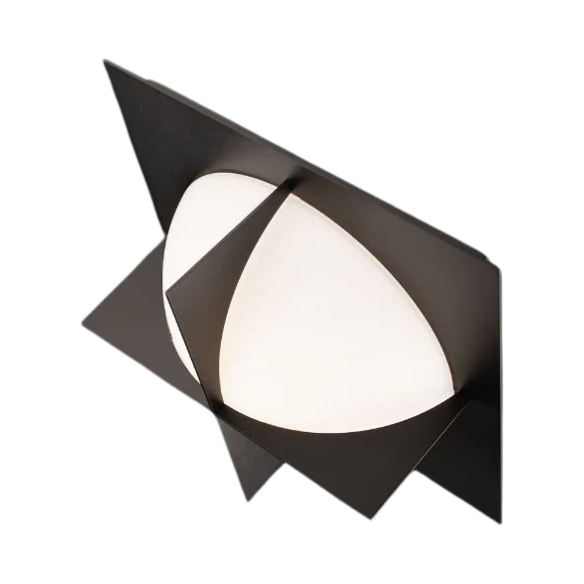 Echelon 14" LED Flush Mount, Black Finish - Bees Lighting
