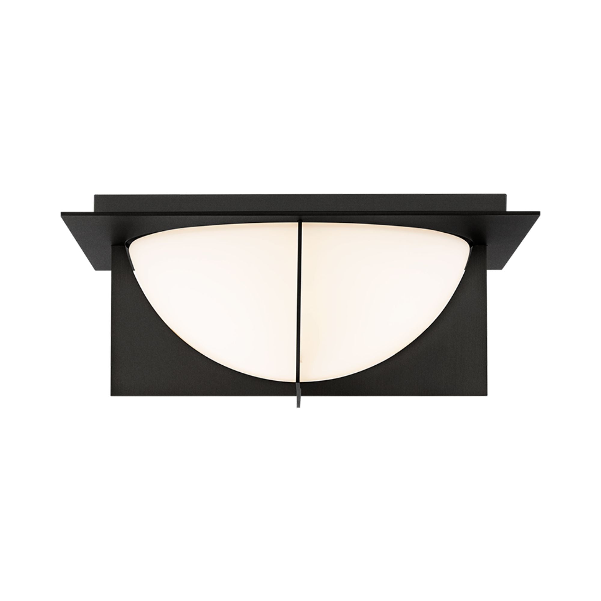Echelon 14" LED Flush Mount, Black Finish - Bees Lighting