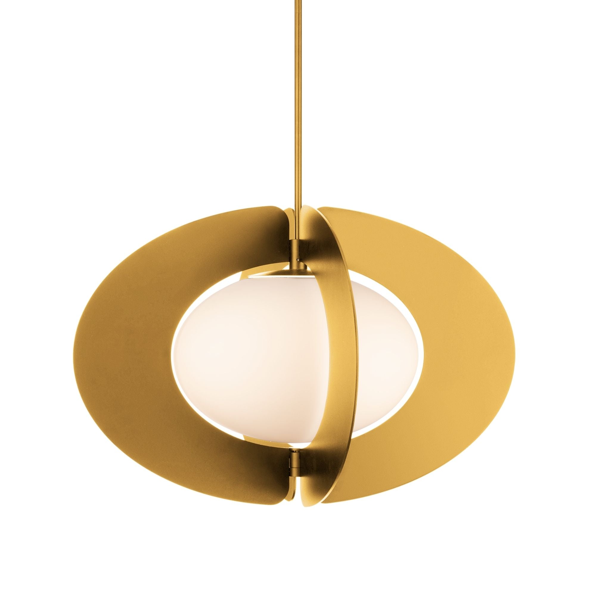 Echelon 24 in. LED Pendant Light Brass finish