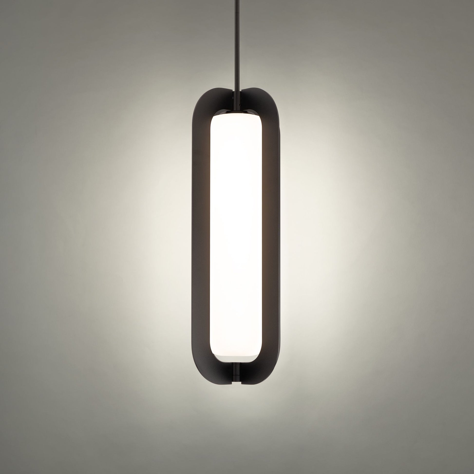 Echelon 22" LED Pendant, Black Finish - Bees Lighting