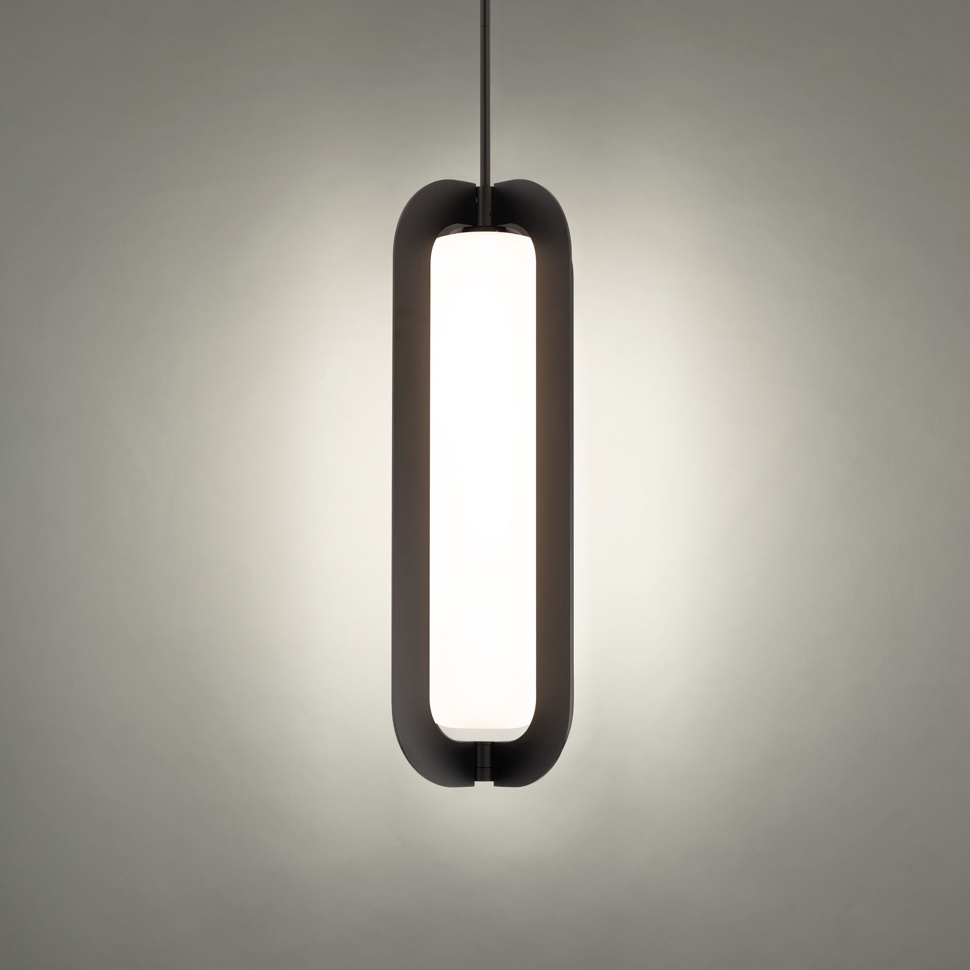 Echelon 22" LED Pendant, Black Finish - Bees Lighting