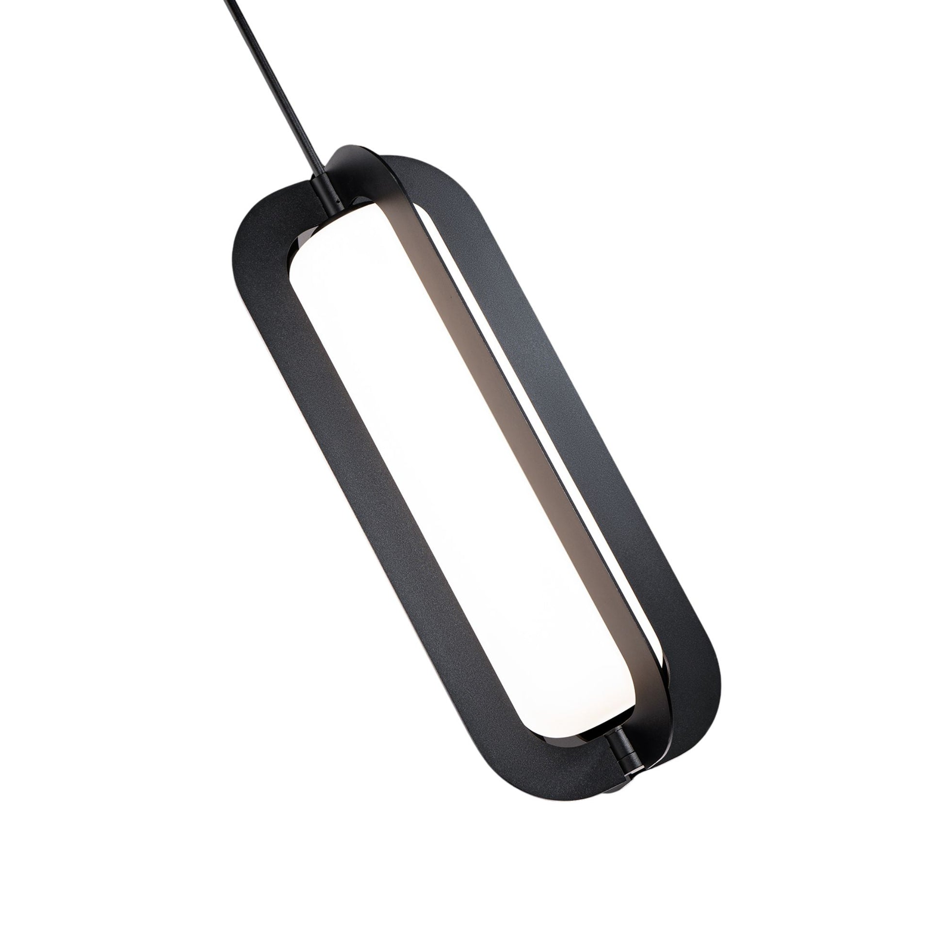 Echelon 22" LED Pendant, Black Finish - Bees Lighting