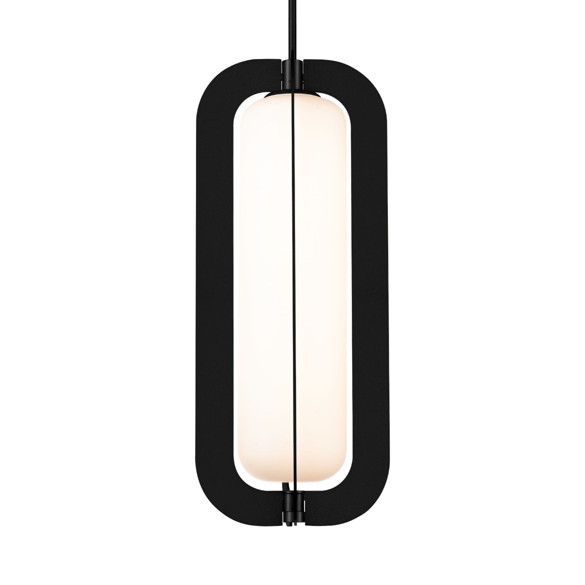 Echelon 22" LED Pendant, Black Finish - Bees Lighting